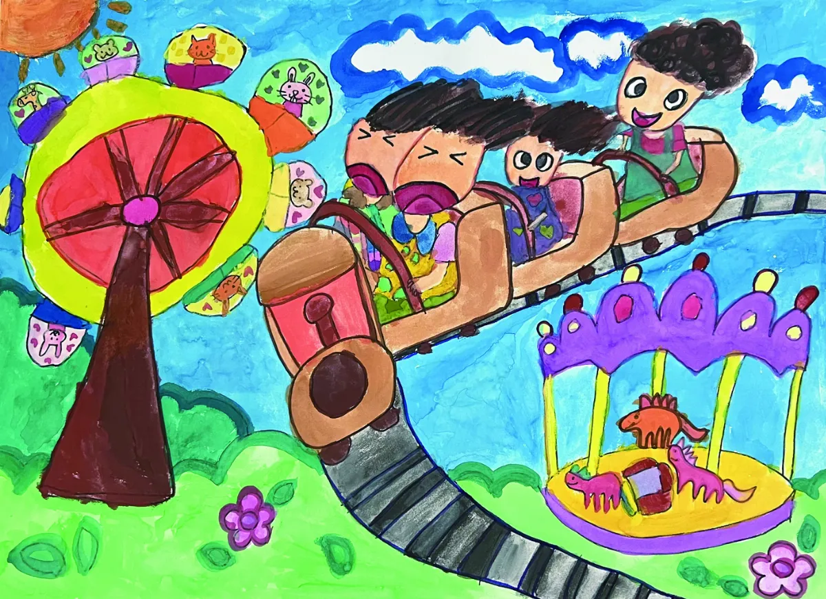 【快樂塗鴉簿】快樂遊樂園