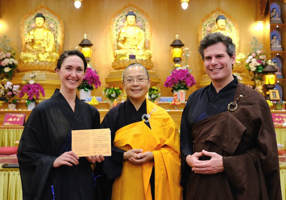 Xiang Yun Temple English Dharma Gathering Welcomes Many to Take Refuge in Buddhism