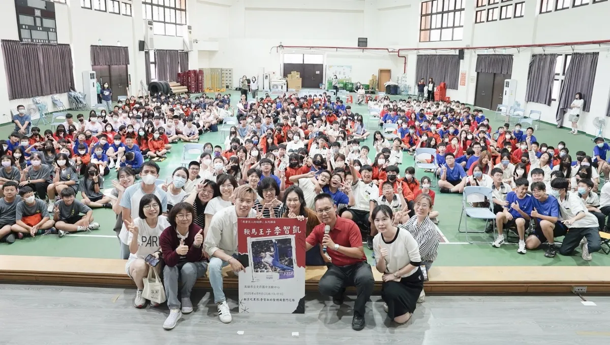 體操王子李智凱鼓勵追夢 分享堅持與奮鬥歷程