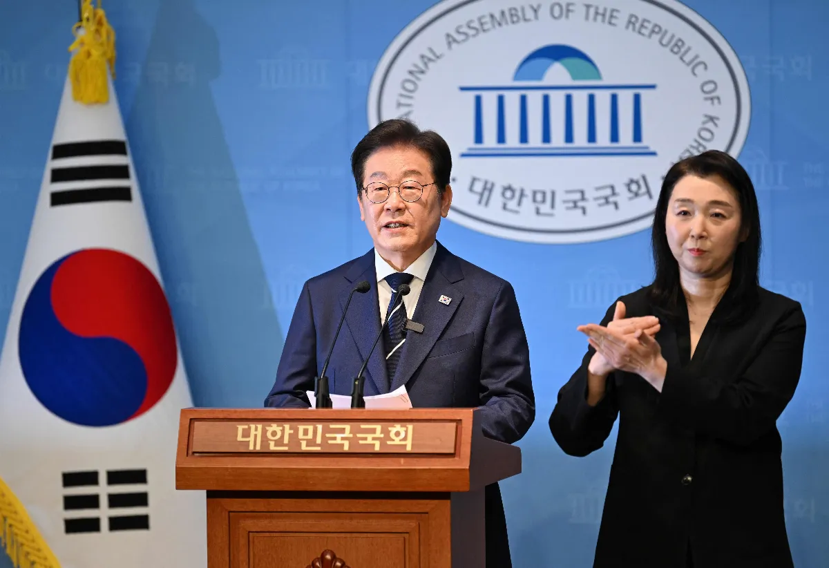 南韓總統大選李在明支持率領先 3成民眾尚未決定投誰