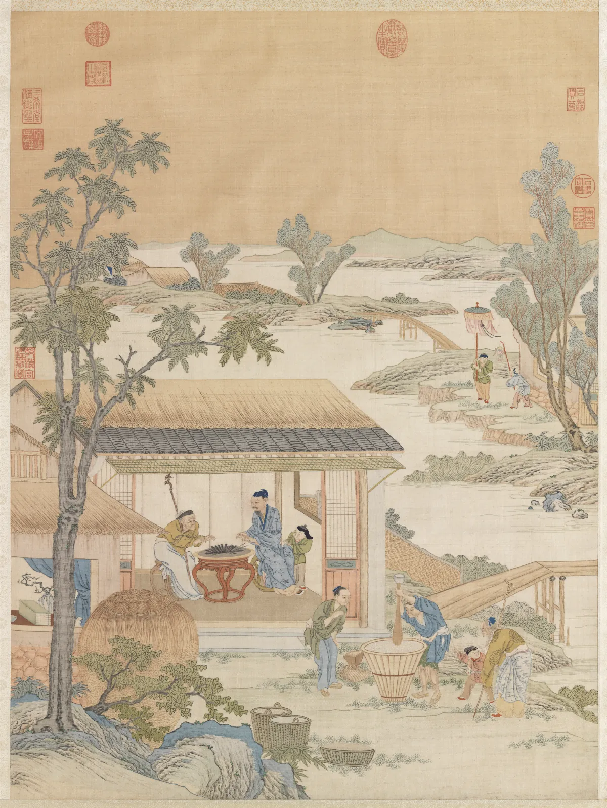 筆墨有聲 絲繡如畫 故宮北書畫雙展登場