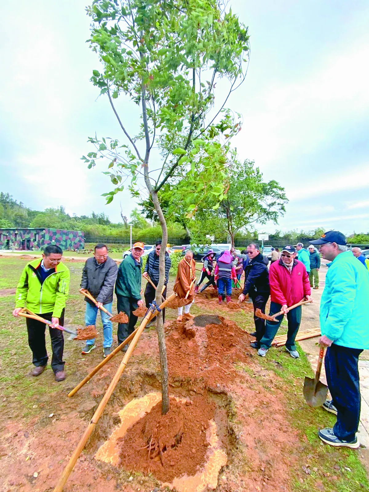 T-Earth植樹行動 佛光人守護金門