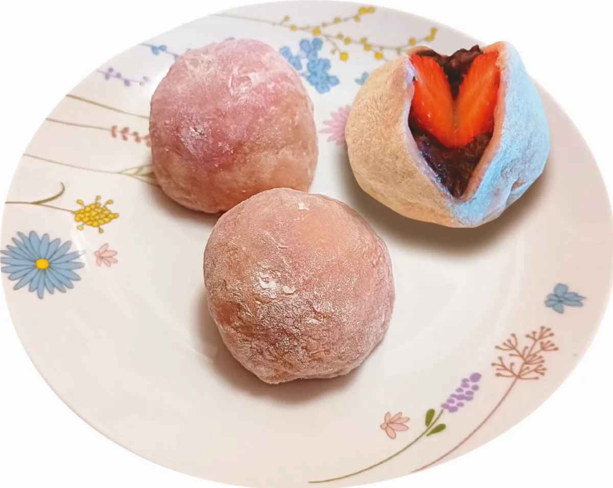 【點心時間】粉紅草莓大福