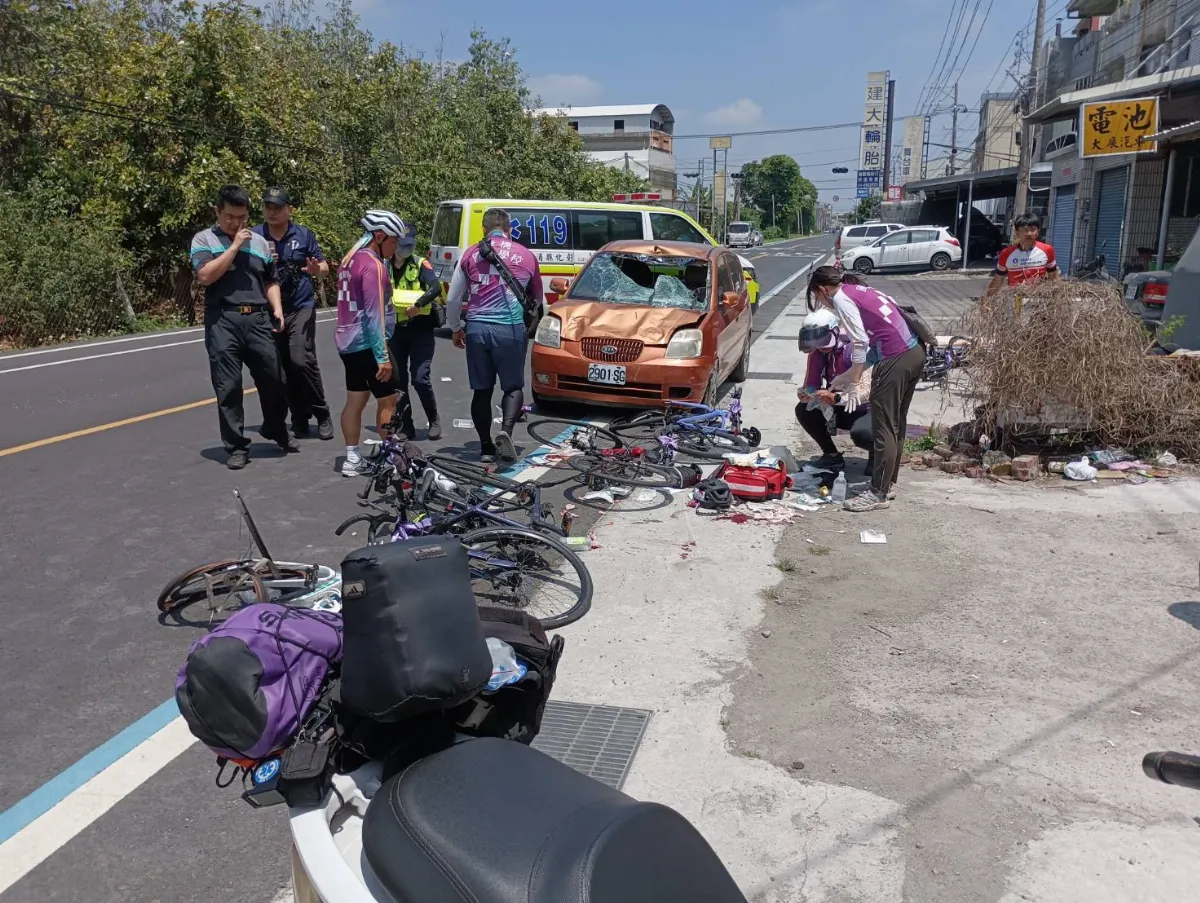 康橋國際學校單車環島成年禮彰化出車禍 7生送醫救治