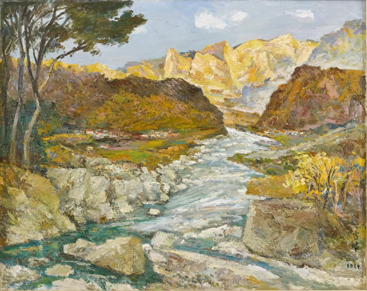 中美館首展將登場  葉火城〈火炎山下〉流露鄉土情感