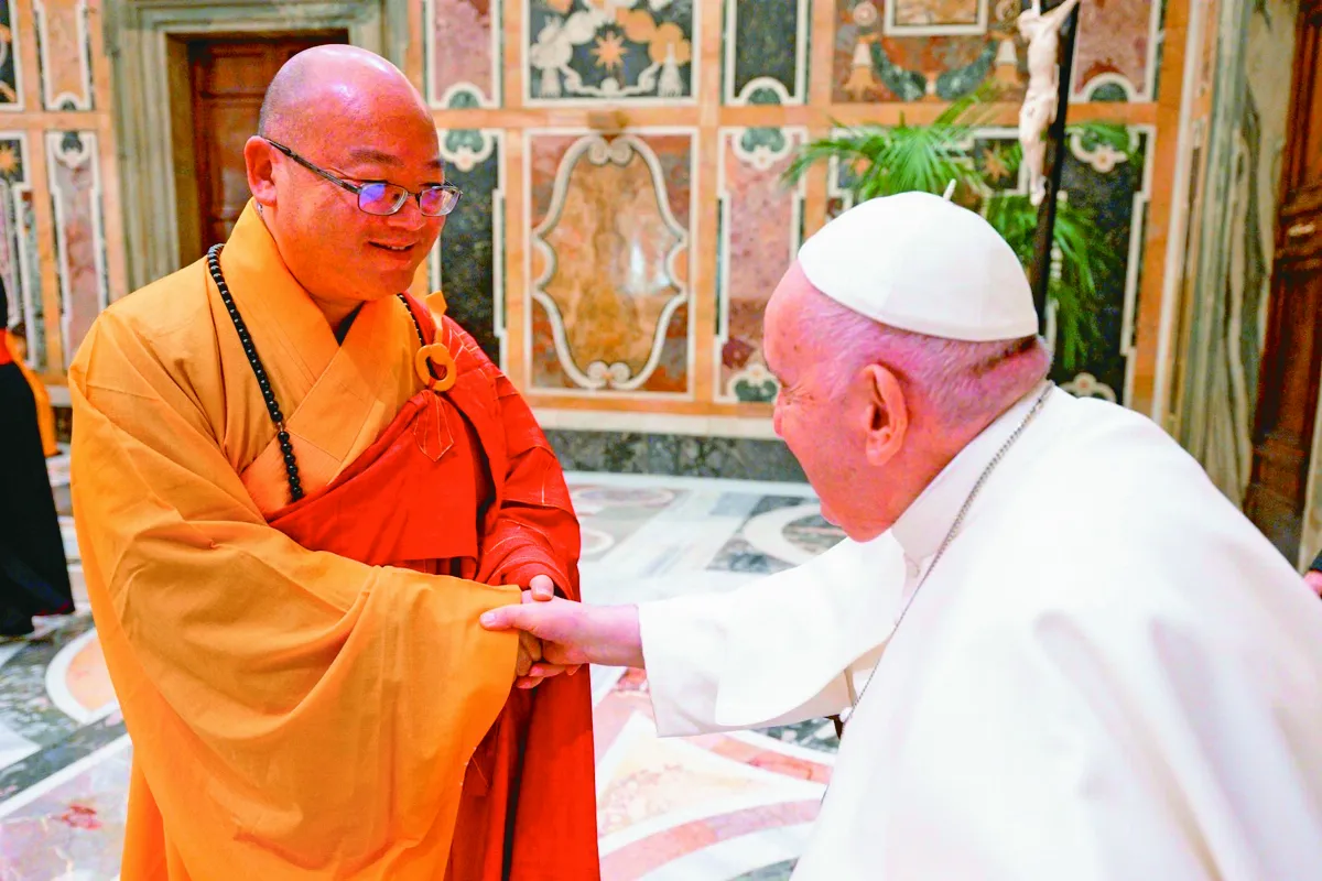 心保和尚緬懷教宗 宗教對話奠定和平