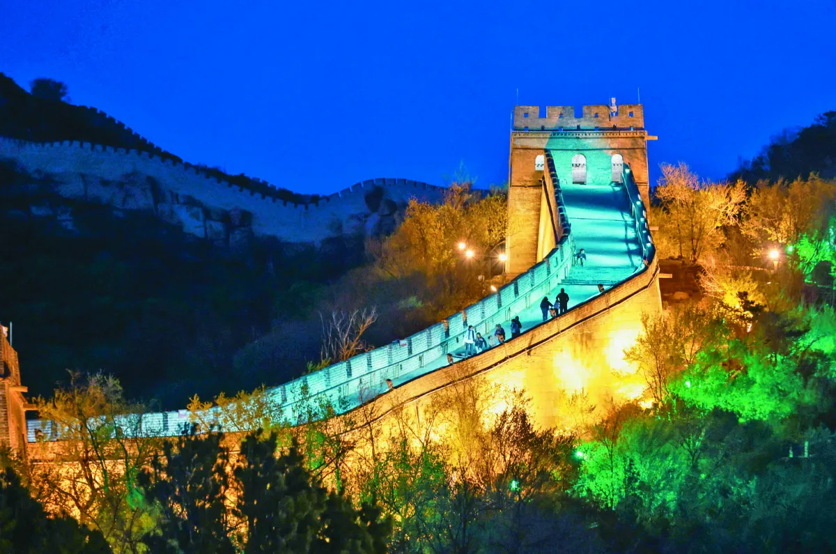 八達嶺夜長城 4月30日開放