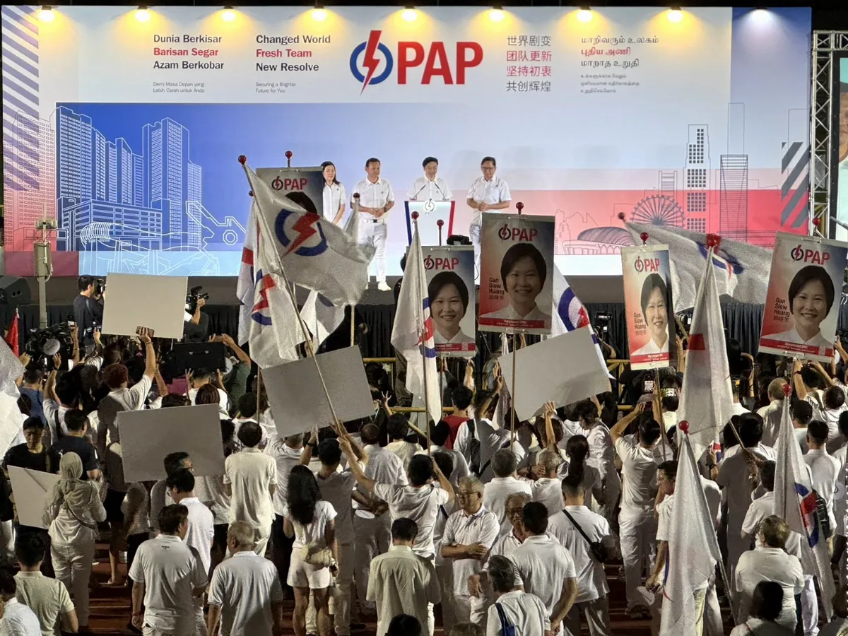 新加坡國會大選人民行動黨蟬聯執政  得票率高於上屆