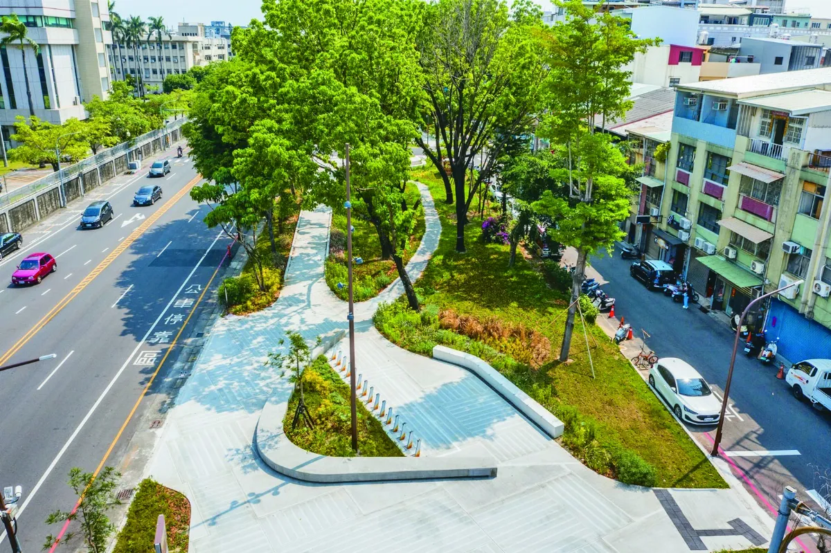 嘉市民生公園 水綠廊道竣工