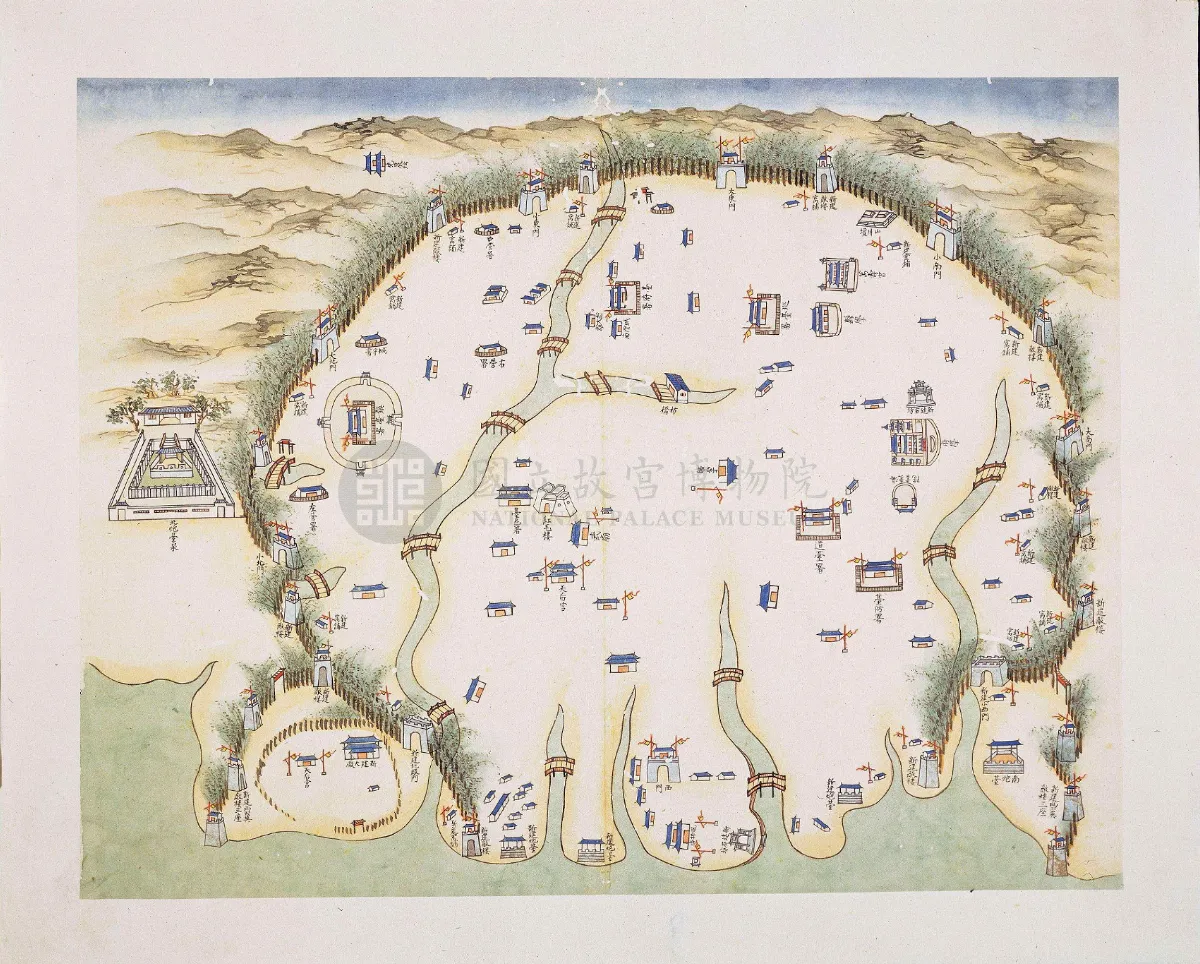 故宮清代彩繪圖籍與古地圖列重要古物 6月特展亮相