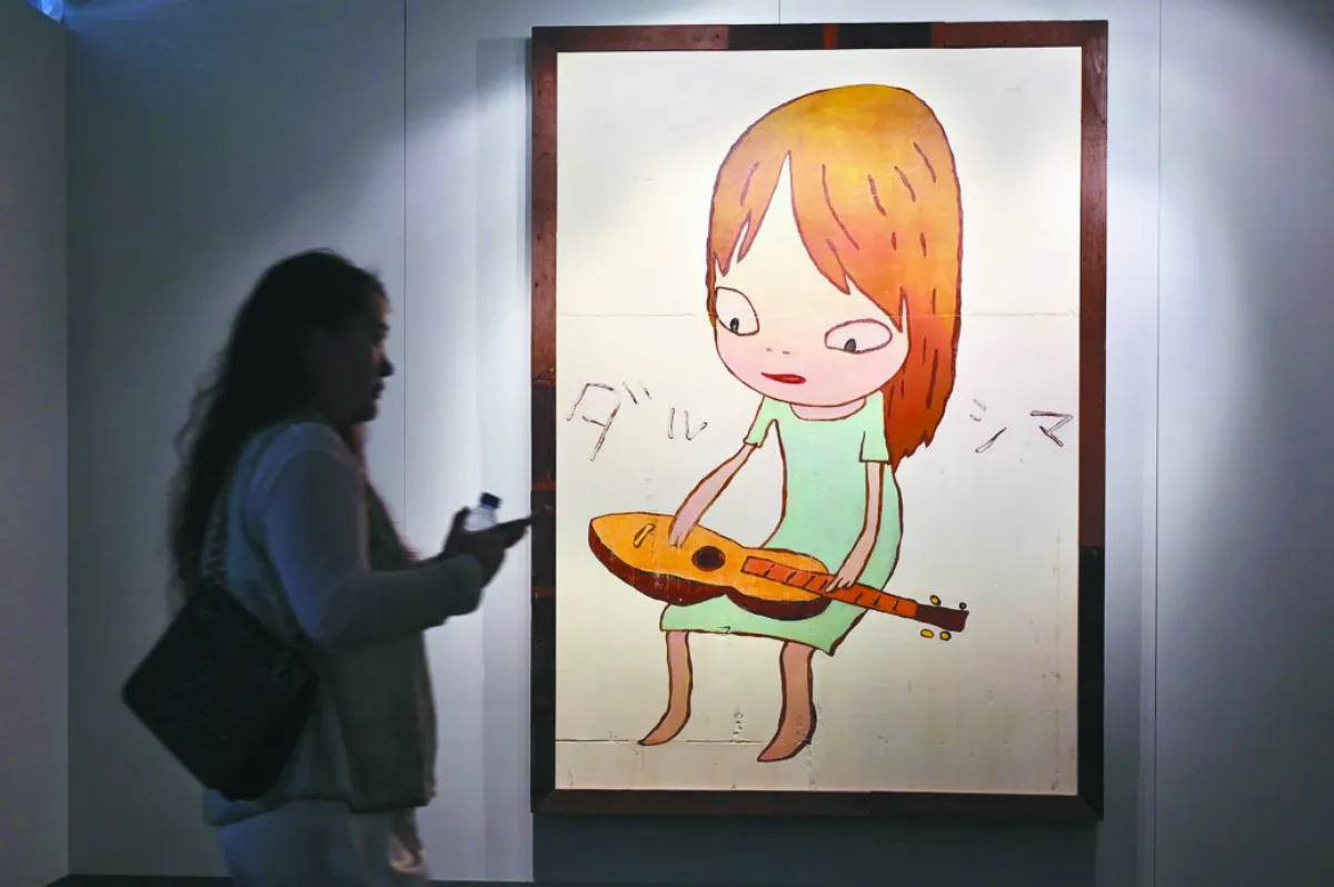 奈良美智〈洋琴〉