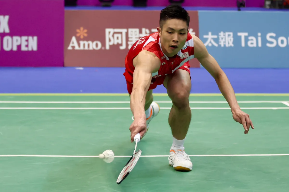 羽球／周天成鏖戰3局不敵駱建佑 台北賽無緣第5冠