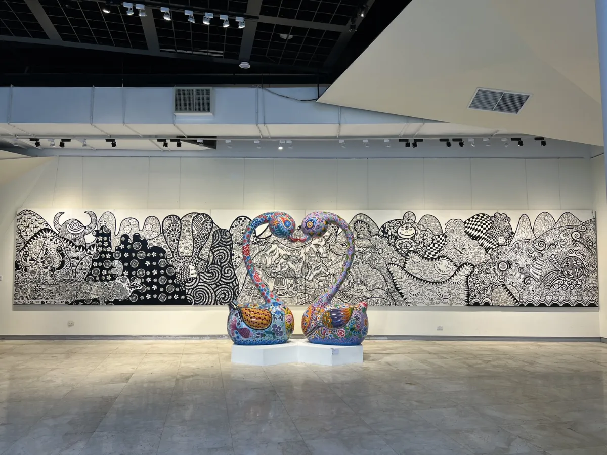 結合傳統文化、吉祥圖騰  洪易藝術特展彰美館展出