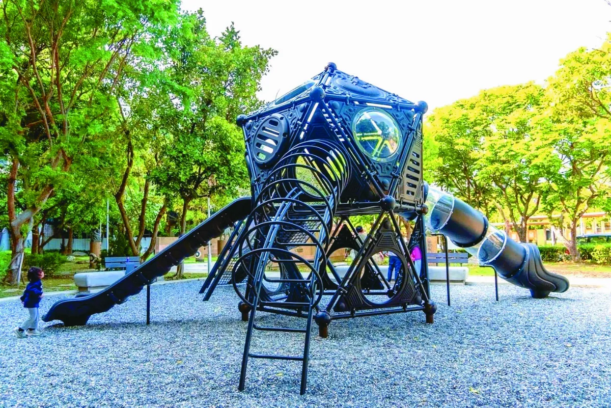 星際戰艦登場 竹北公園亮點