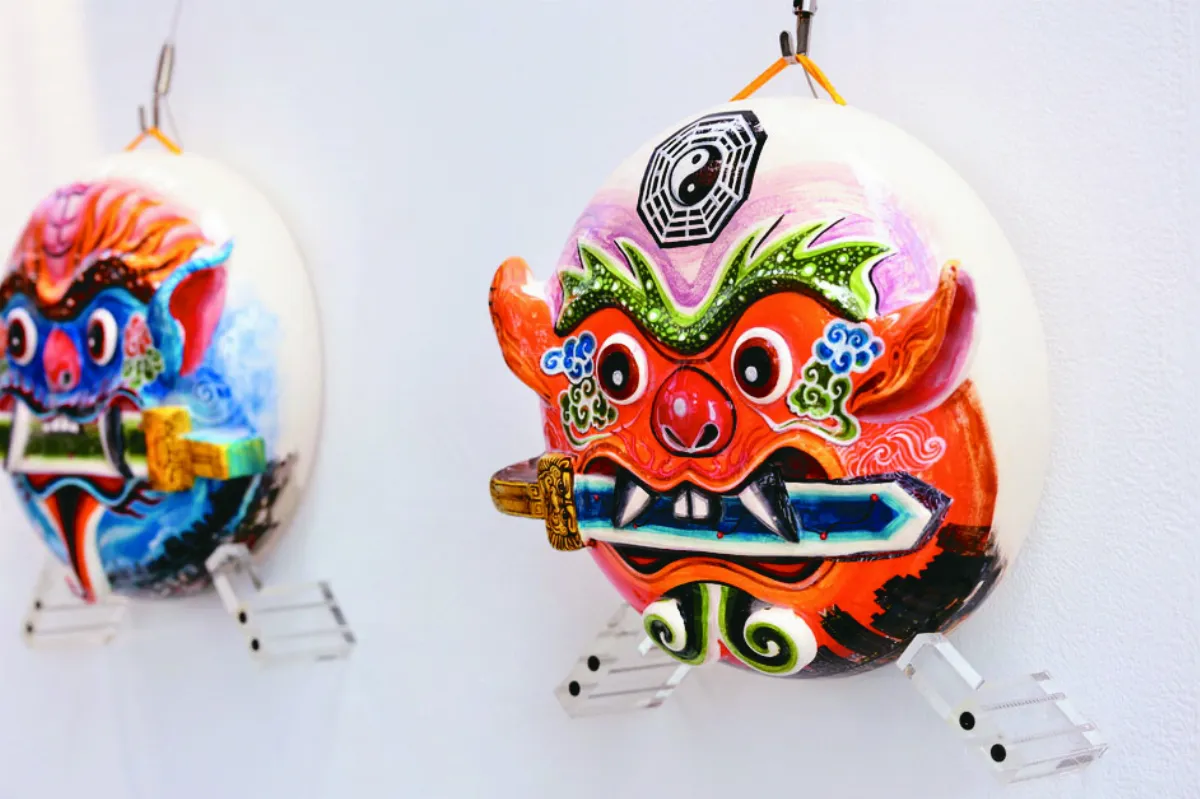 陶瓷劍獅 祈福避邪