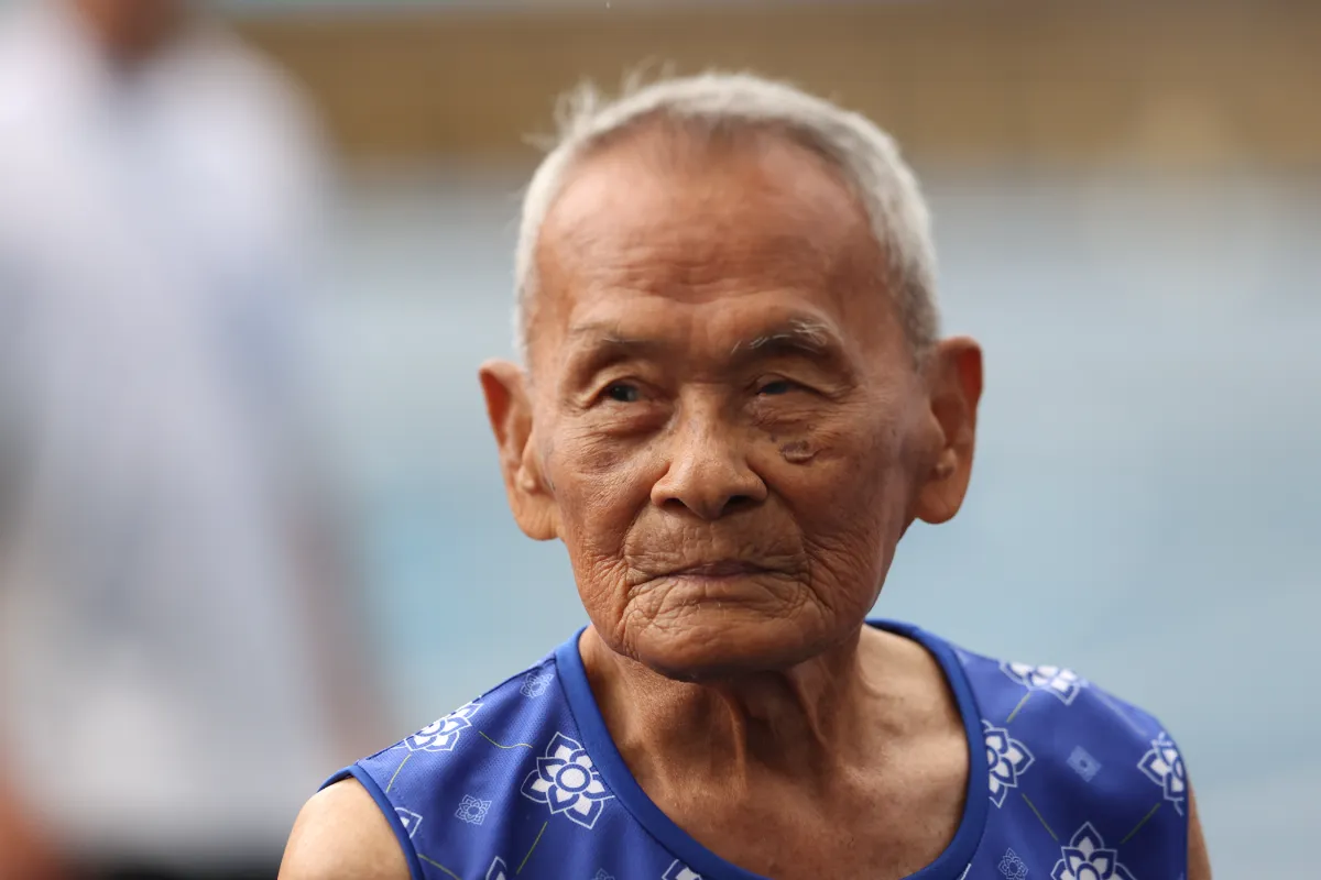 世壯運／田徑105歲薩旺阿公來了！ 標槍奪金再拚短跑