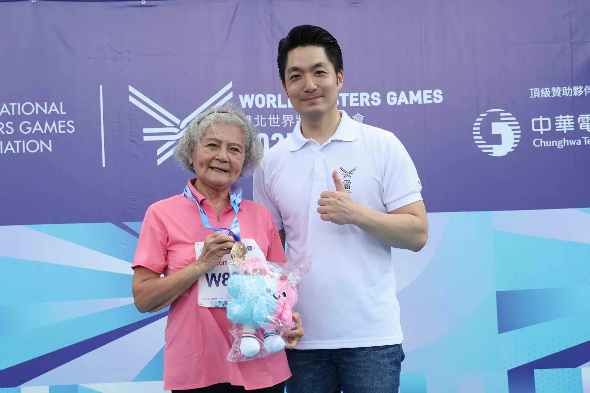 世壯運／88歲「噴射機阿嬤」林潘秀雲 田徑100公尺奪金