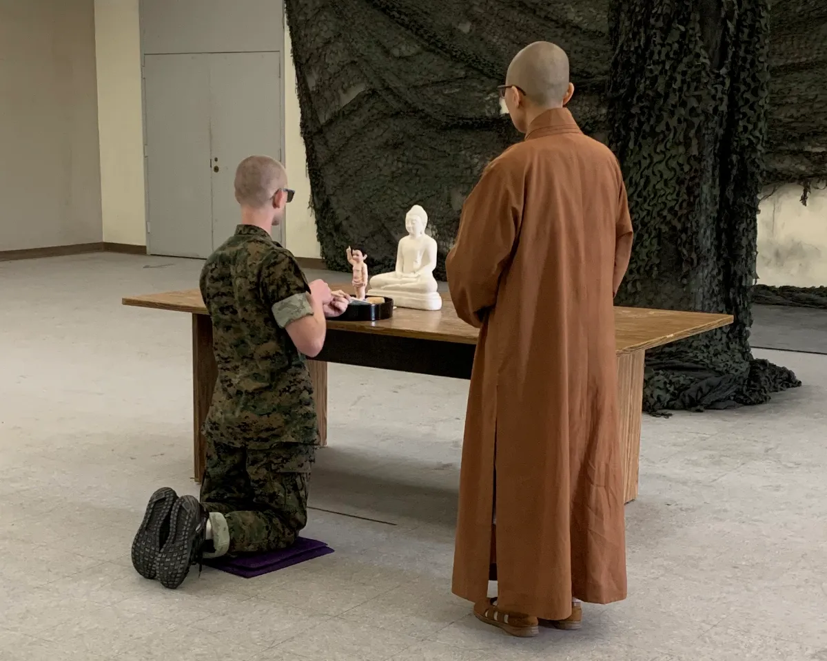 Prince Siddhartha Enters MCRD: Recruits Celebrate Buddha’s Birthday with Bathing Ceremony