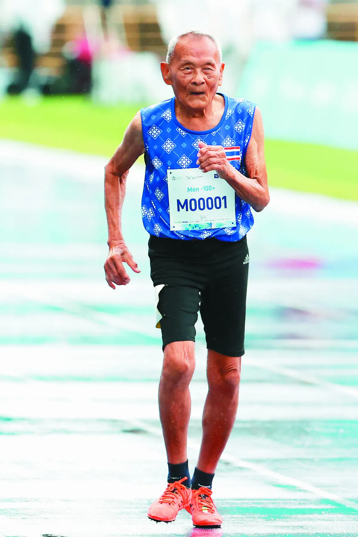 世壯運首日 105歲薩旺田徑奪2金