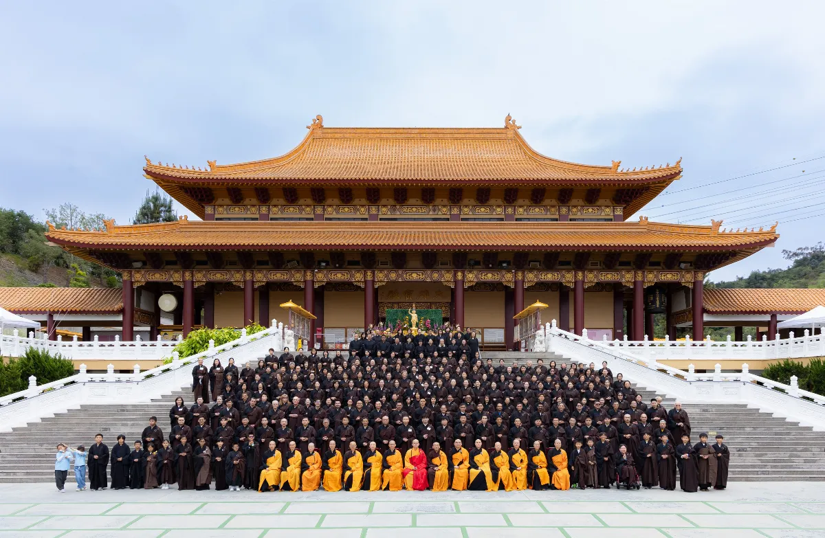 Young Devotees Inspired to Uphold the Dharma at Hsi Lai Temple’s Triple Gem Refuge and Five Precepts Ceremony