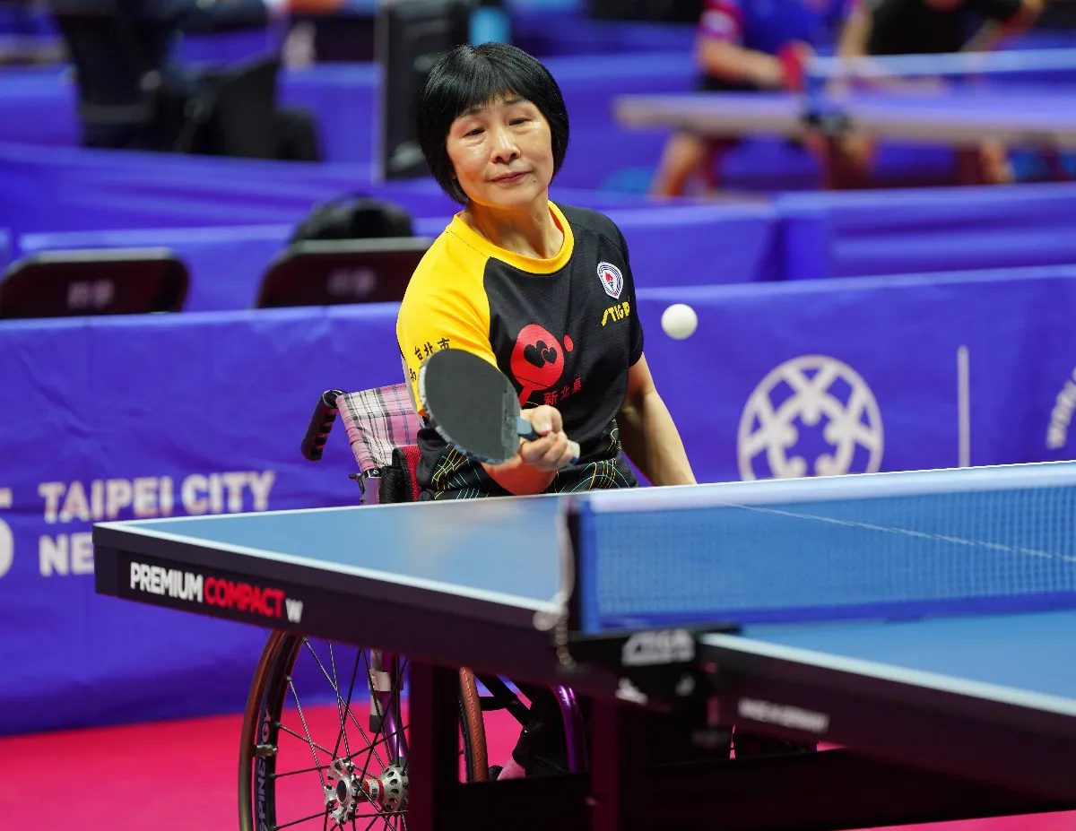 世壯運／62歲「最強桌球阿嬤」盧碧春奪2連勝 目標直指金牌