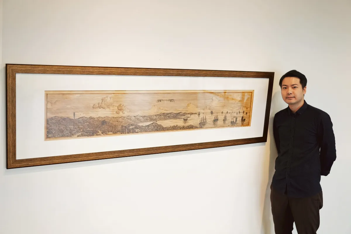 在古地圖裡尋找當代記憶 霍凱盛華梵駐村展覽