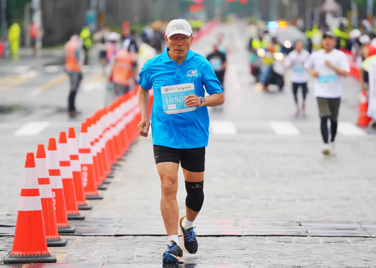 世壯運／「馬拉松之父」盧瑞山中風復出 田徑公路賽半馬堅持完賽