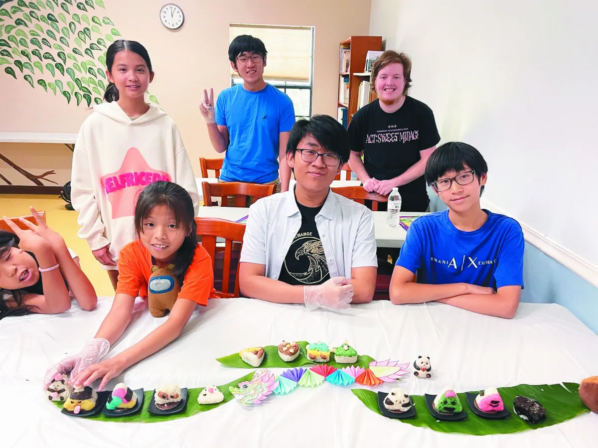 親子做三角飯糰 光明寺慶端午 