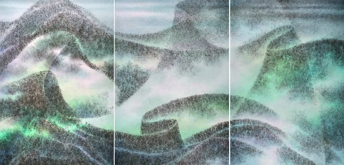 【佛都有伙×共生──胡小萍現代水墨創作藝術巡迴展】踏山無路