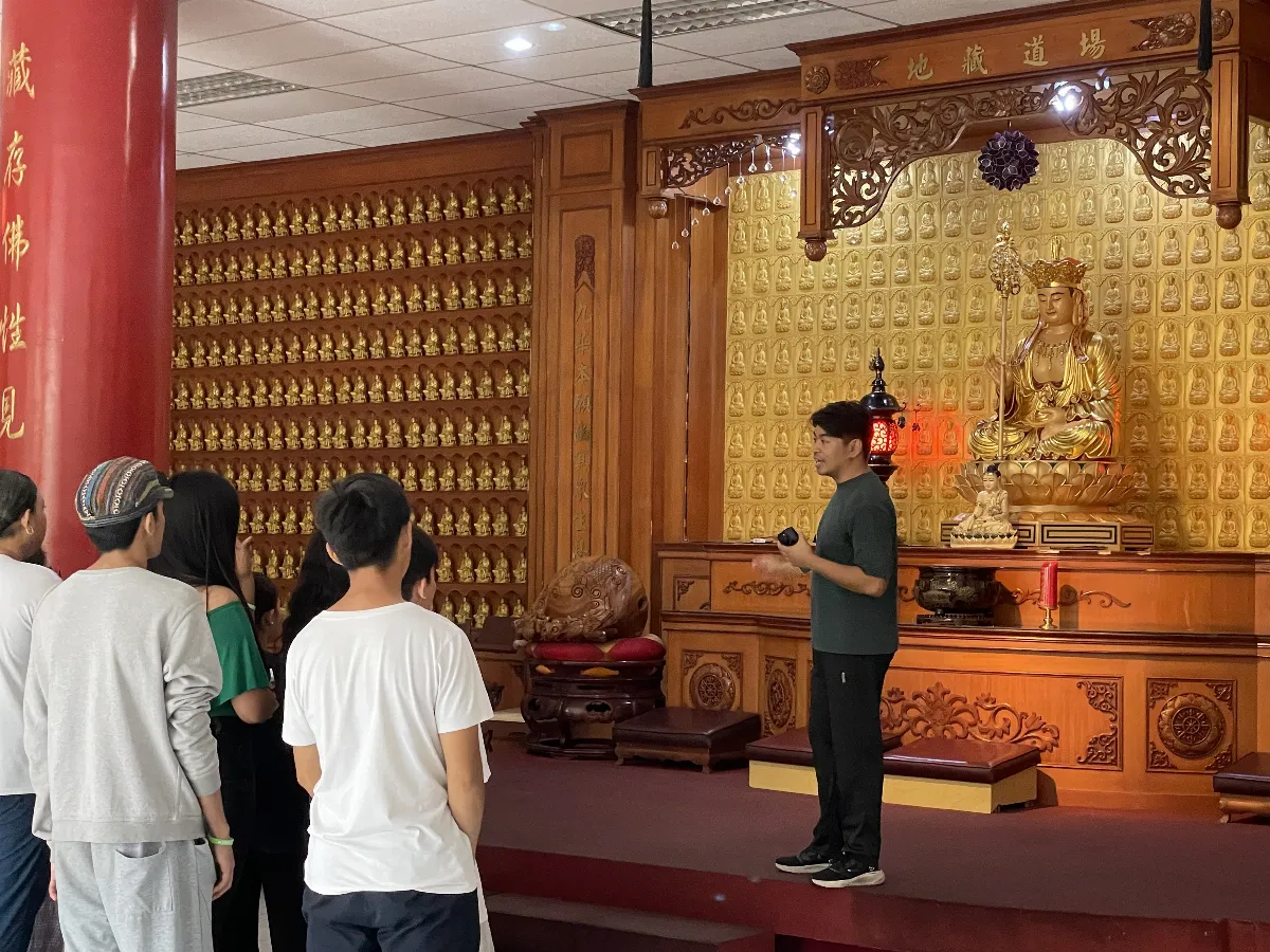 Guadalupe Youth Visit Chu Un Temple to Explore Humanistic Buddhism and the Three Acts of Goodness
