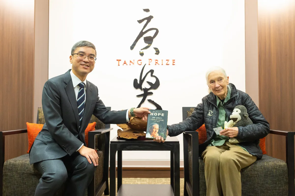 唐獎永續發展獎得主回娘家 珍古德訪基金會演講