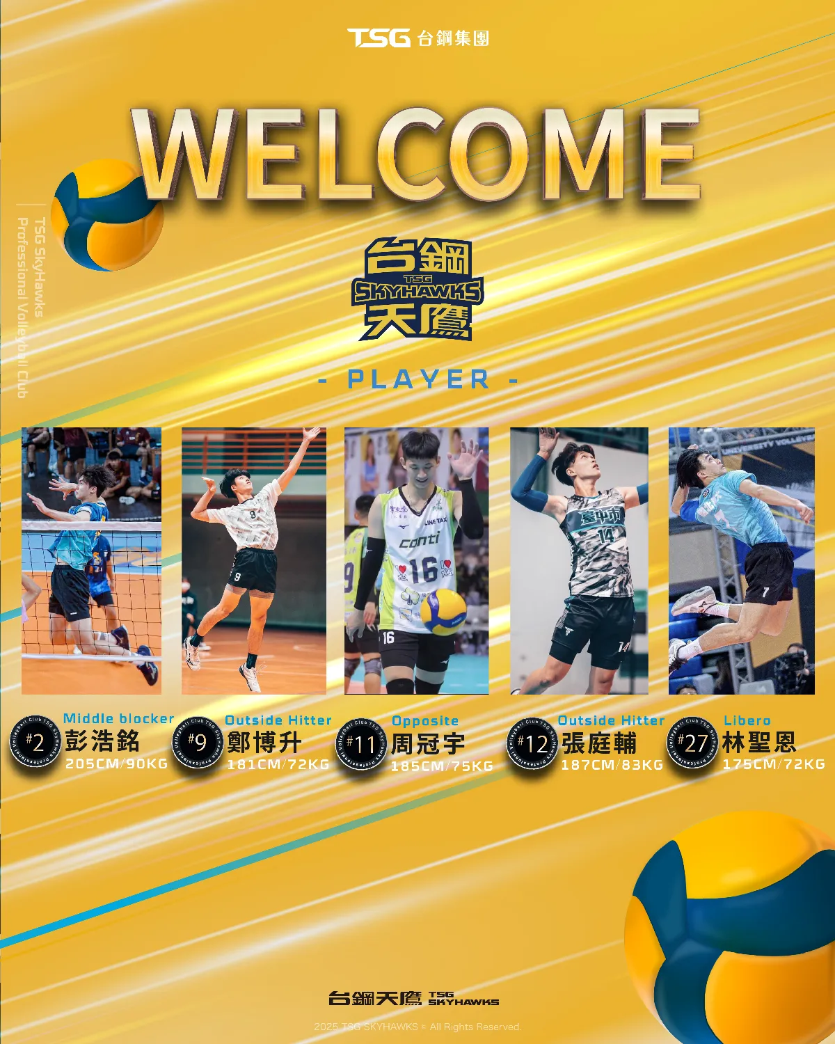 TPVL／天鷹測試會選進5新秀 驚見205公分巨塔