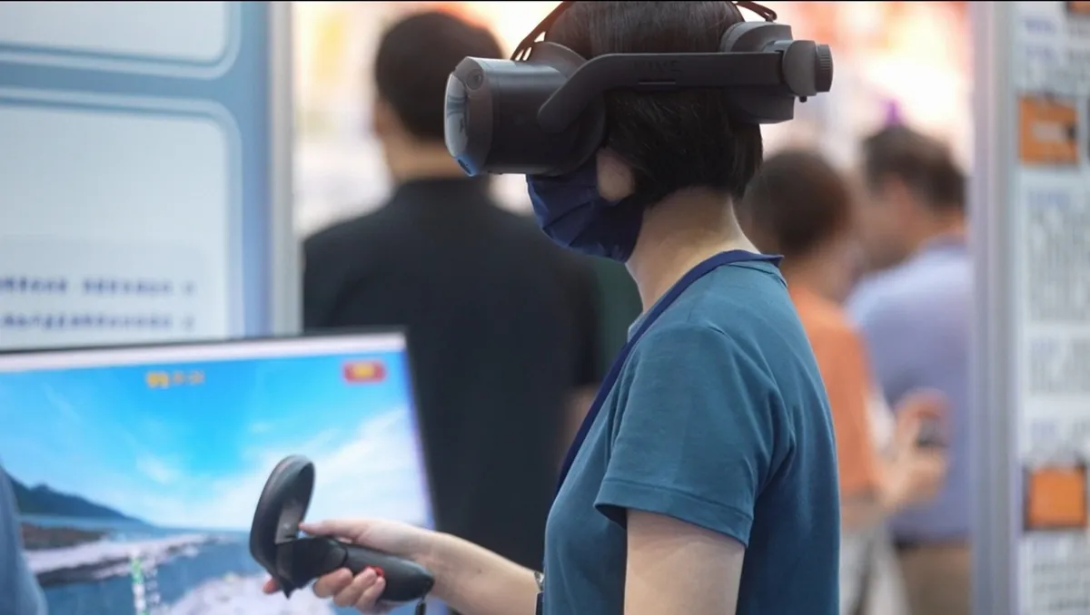 教育部5G新科技及教材開發成果展 XR與VR翻轉教學現場