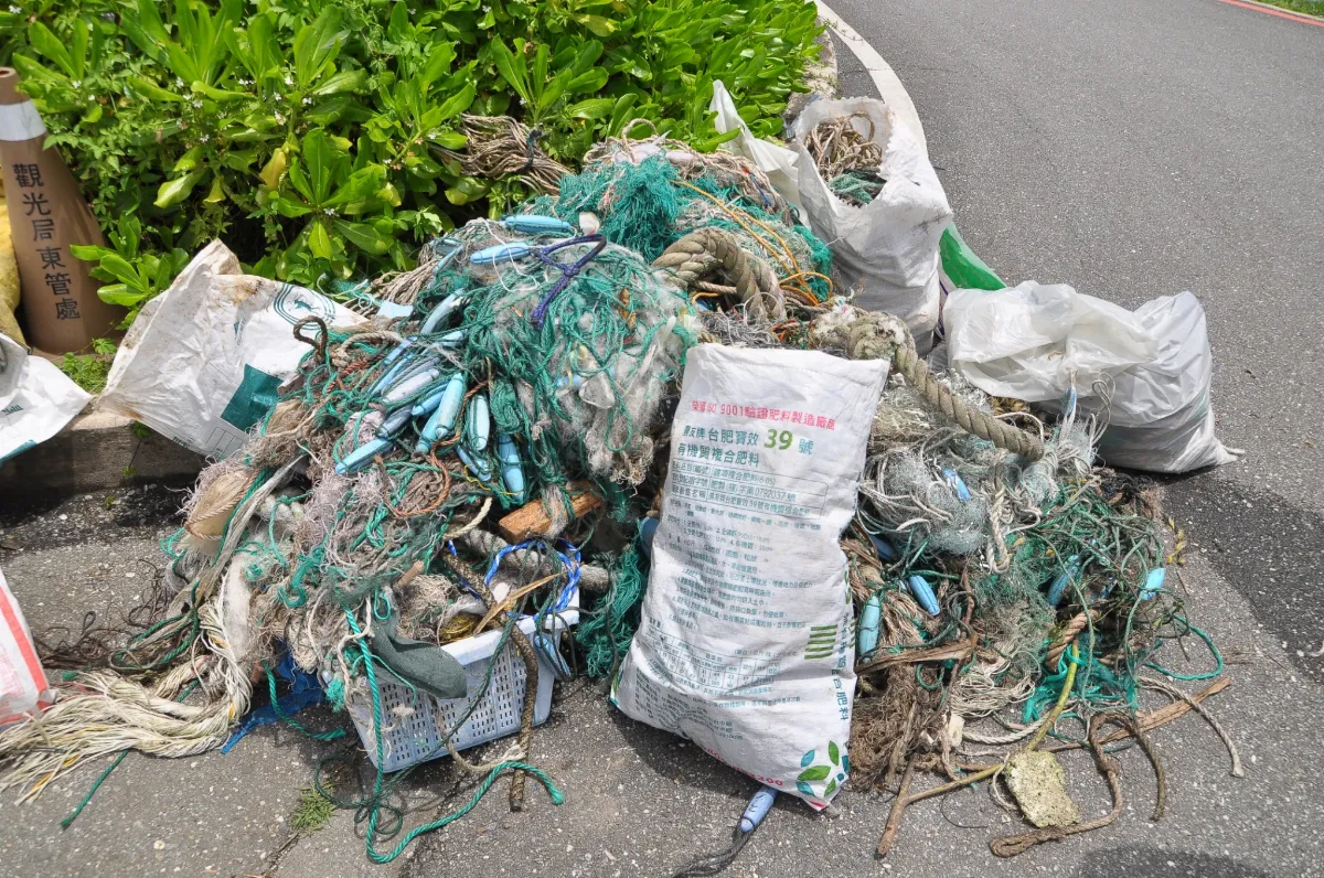 花蓮目標回收廢魚網45公噸 盼改善海洋環境