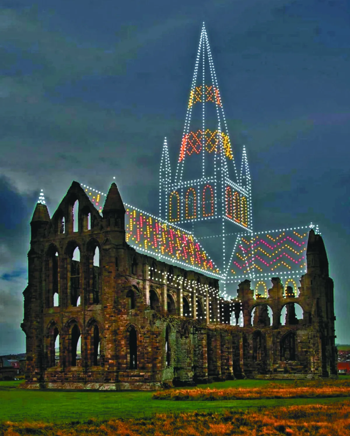 光影雕塑 羅馬競技場再現風華