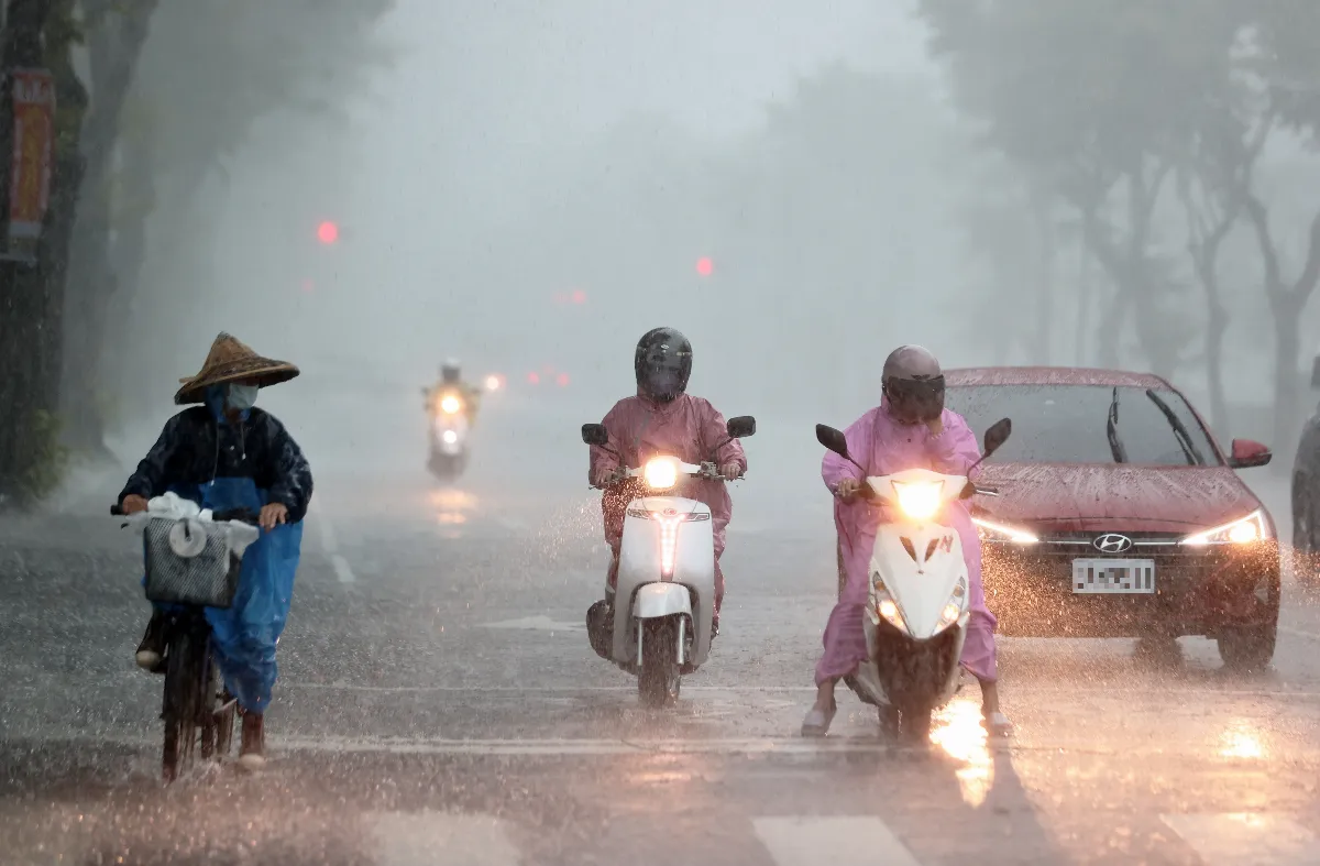 山區暴雨 氣象署發布新北、桃園災防告警