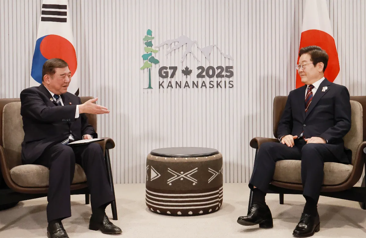 日韓領袖會面 同意恢復兩國穿梭外交