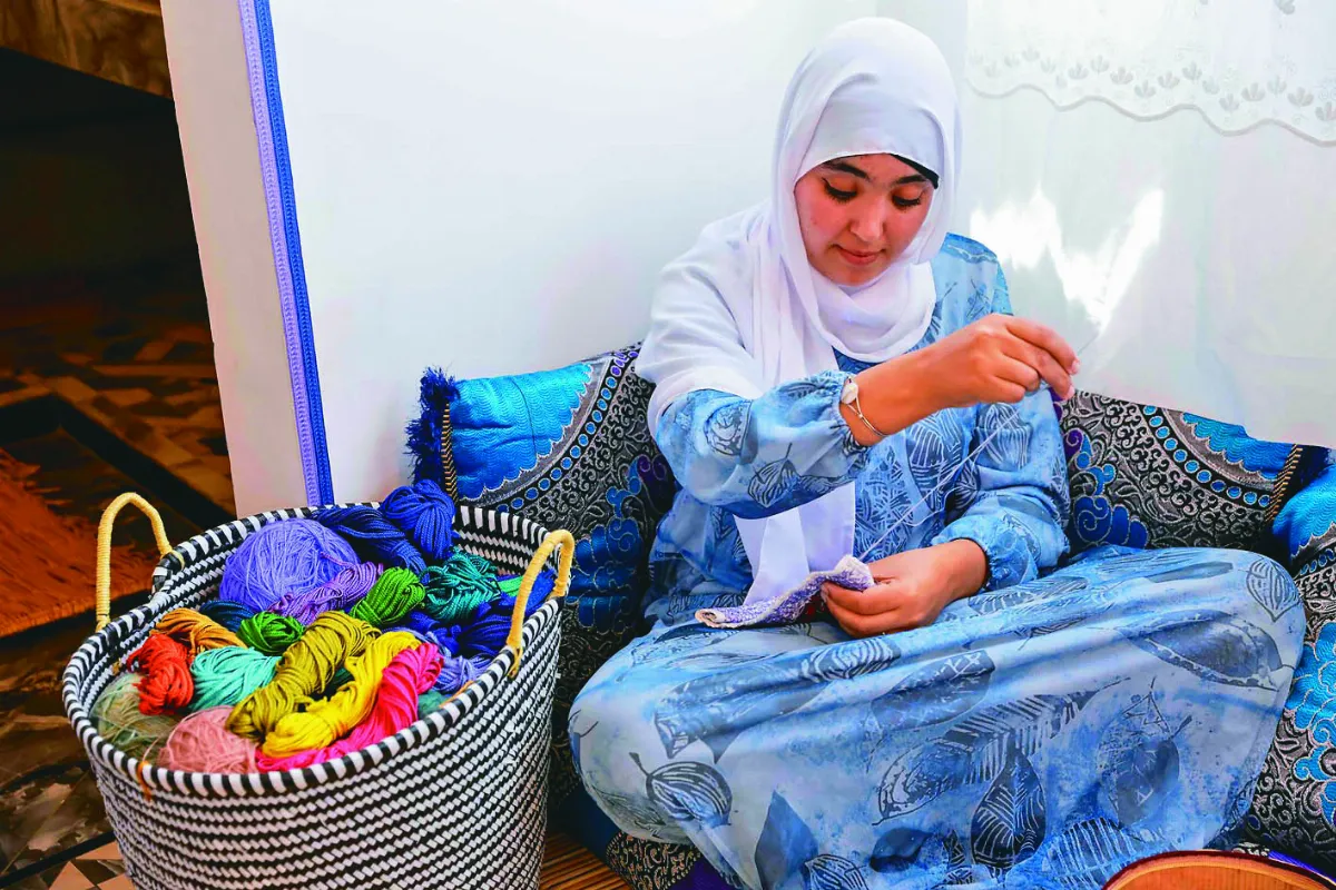 摩洛哥婦女刺繡 找回自我價值