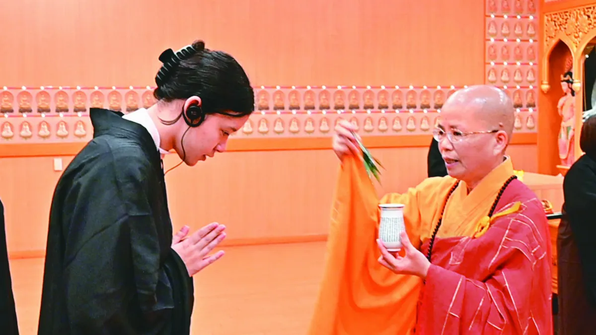 南天講堂皈依典禮  悉發菩提心