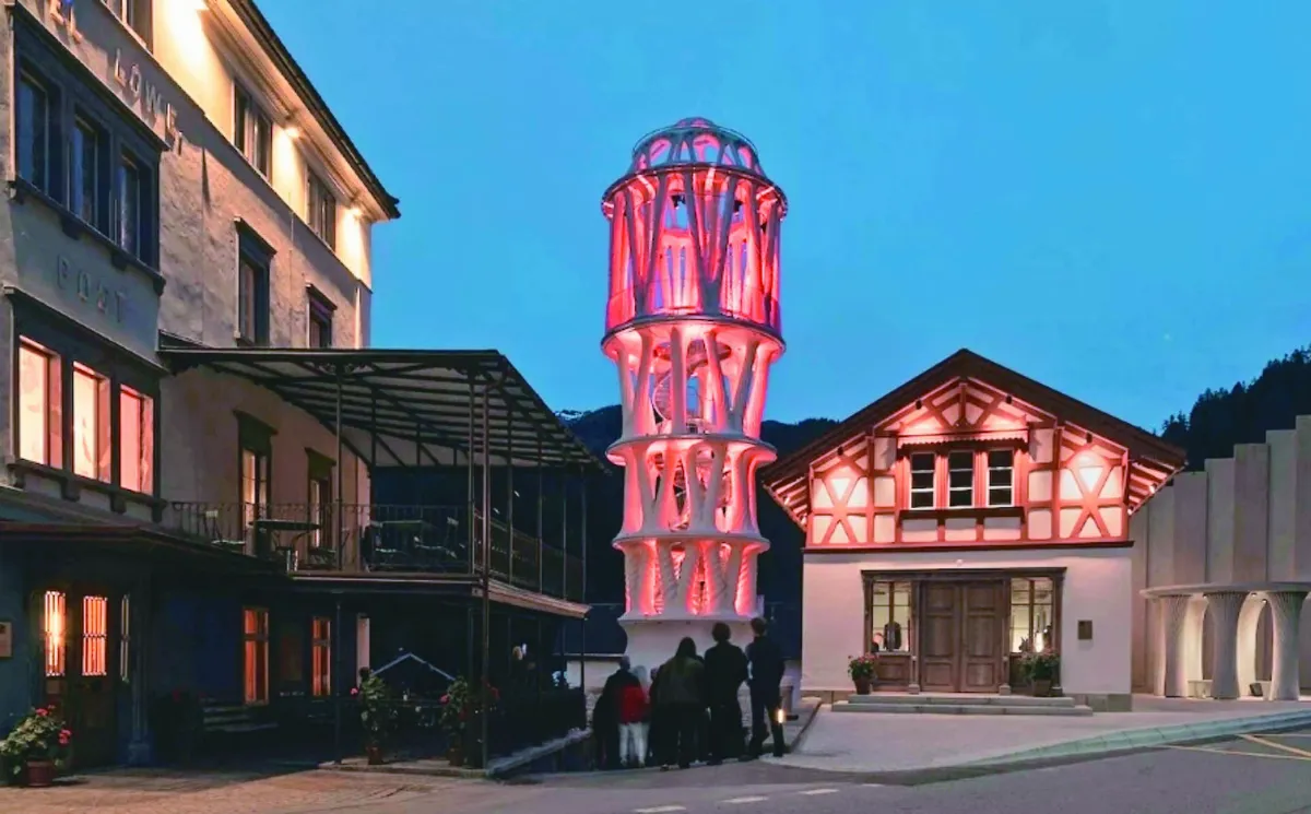 瑞士白塔 全球最高3D列印建築