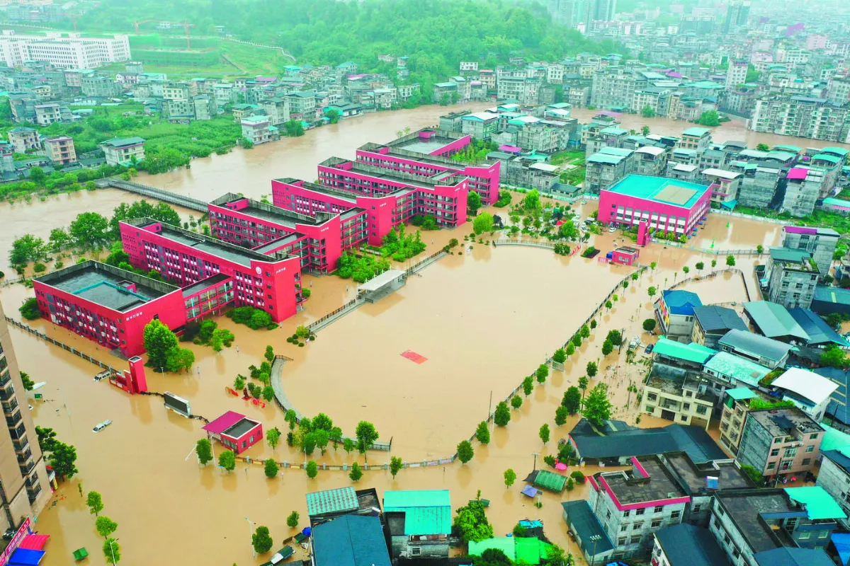 陸8省暴雨預警 湖南40萬人受災