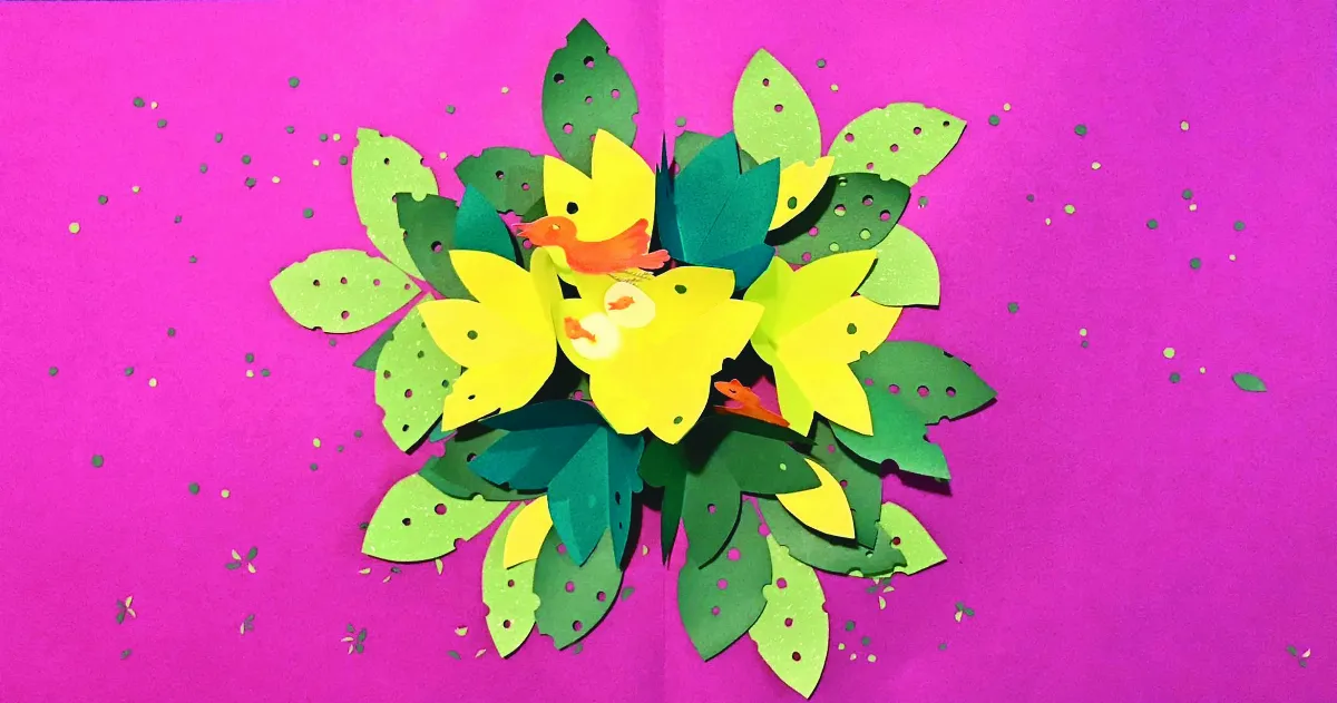 【藏在剪紙中的故事──時光飛逝】生日快樂