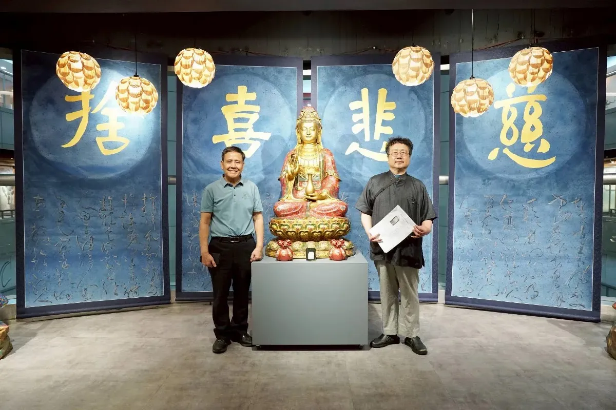書畫傳禪意 賴賢宗與謝石鴻聯展《禪草心韻》揭幕