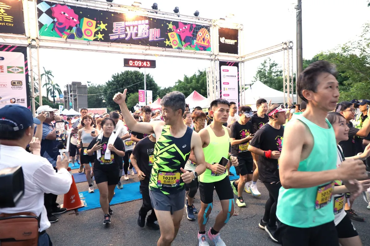 嘉義雙潭星光路跑 結合夜景與運動