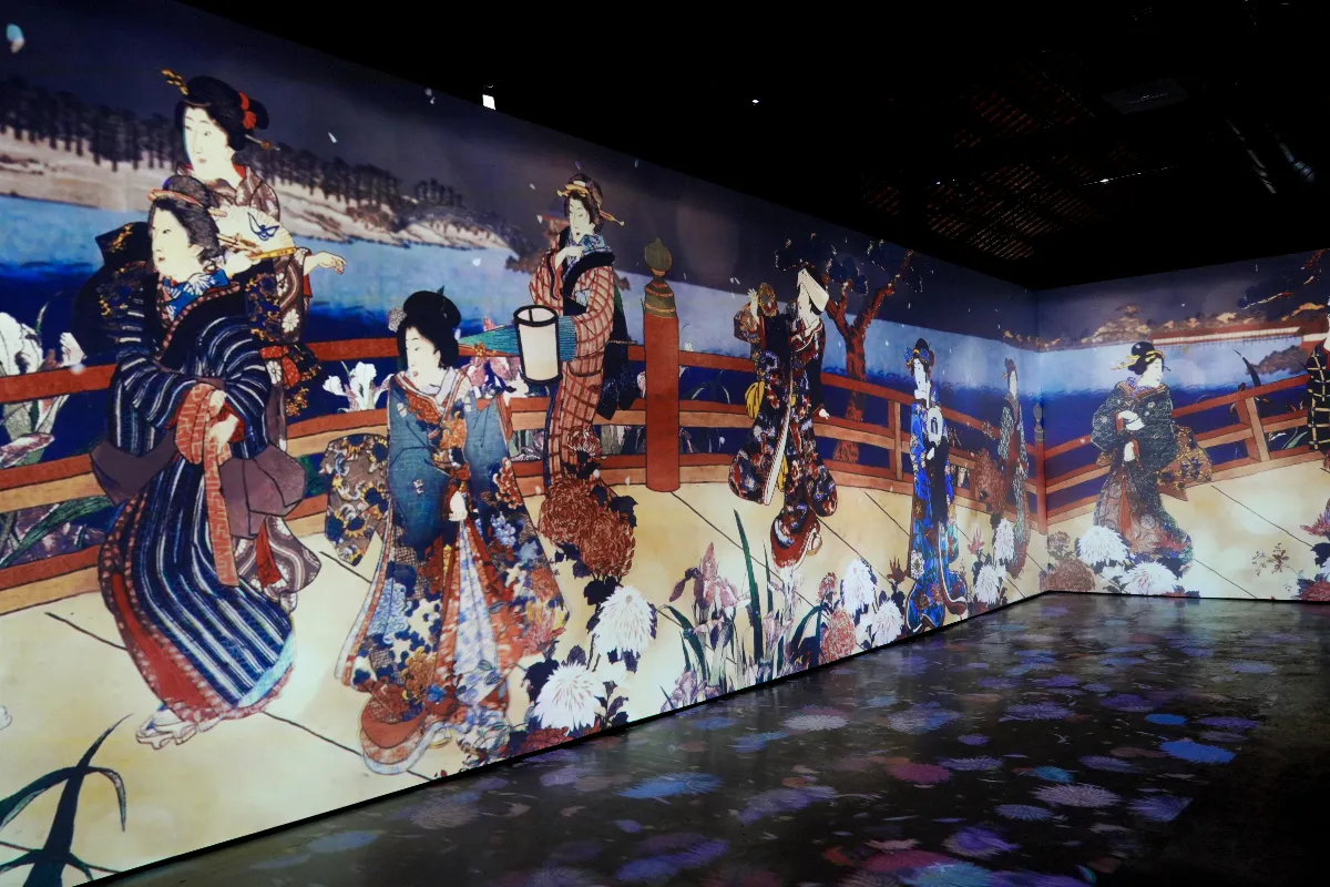 江戶風華再現！ 台灣首場「浮世繪」沉浸光影展登場