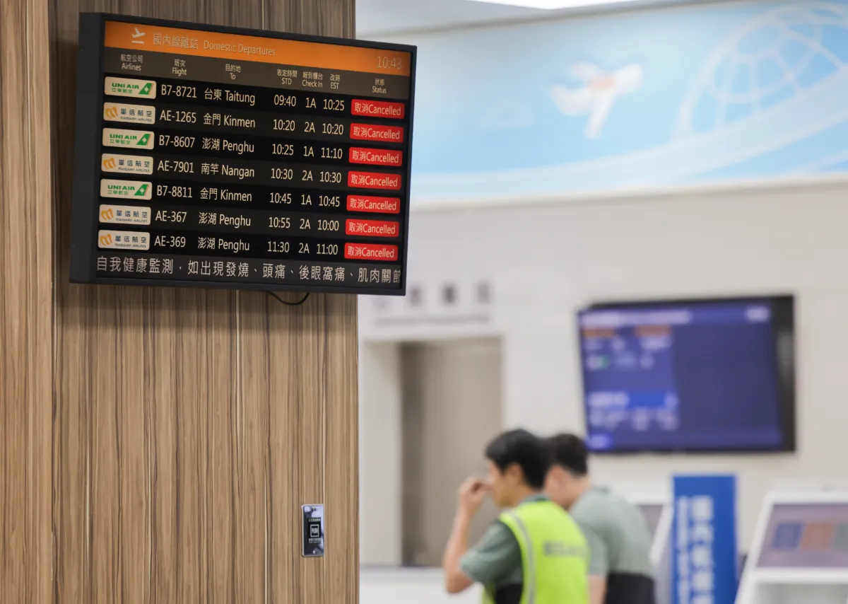 國內線恢復運行 金門澎湖午後回航、今加開12班疏運1.3萬人