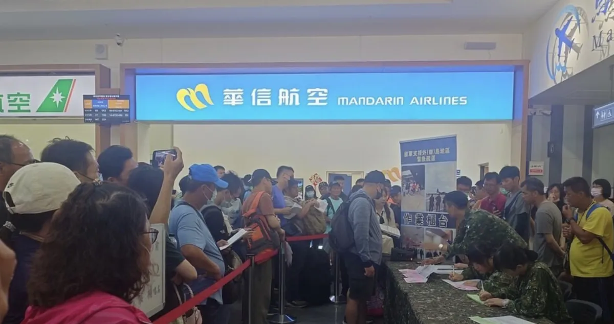 天候打亂馬祖空運 連江縣府7/9續申請軍機疏運
