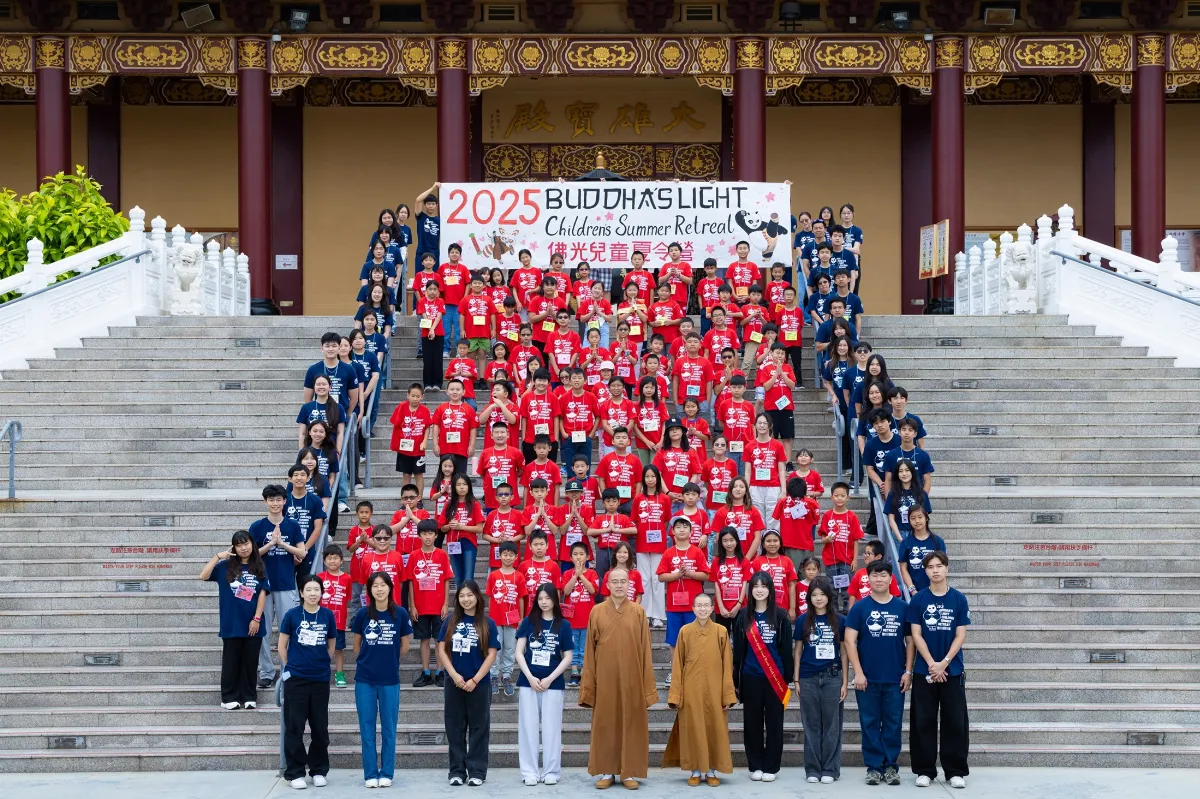 Hsi Lai Temple Buddha’s Light Children’s Summer Retreat Inspires Confidence and Purpose Through Play and Practice