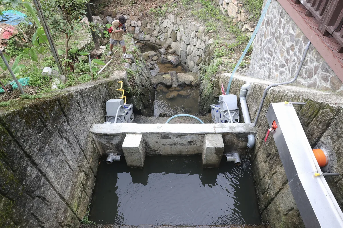 北市創全台首例 啟用聚落式汙水處理設施