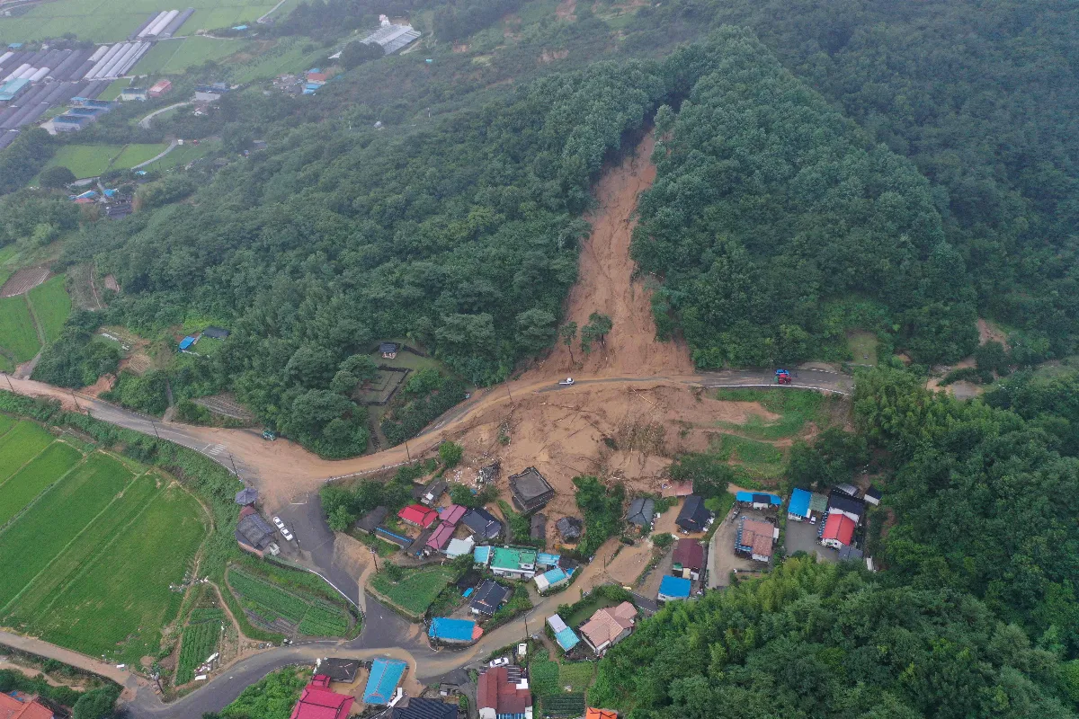 大火後又遇土石流 韓國山清郡至少6死7失蹤